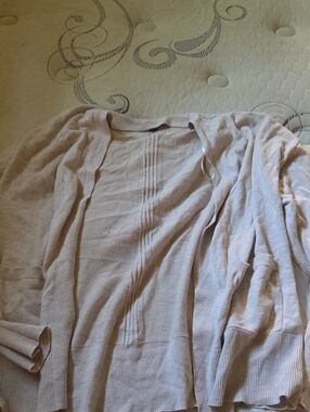 Light Beige Open Cardigan